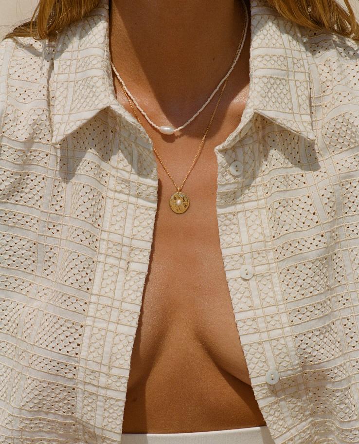 VISTA NECKLACE - YELLOW GOLD PLATED