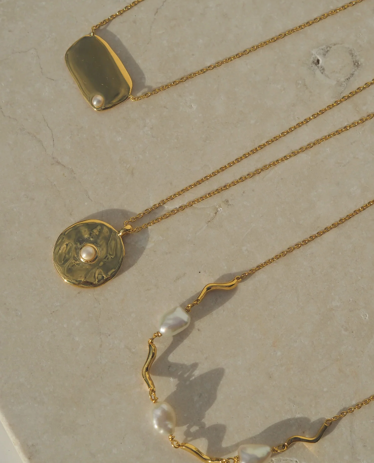 VISTA NECKLACE - YELLOW GOLD PLATED