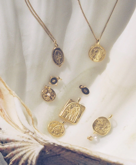 TINY CONSTELLATION CHARM - YELLOW GOLD PLATED