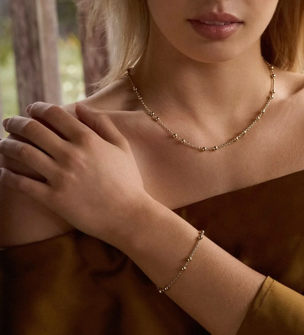 MATTINA SINGLE BRACELET (YELLOW GOLD PLATED)
