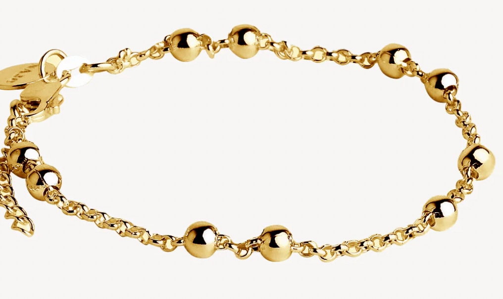 MATTINA SINGLE BRACELET (YELLOW GOLD PLATED)