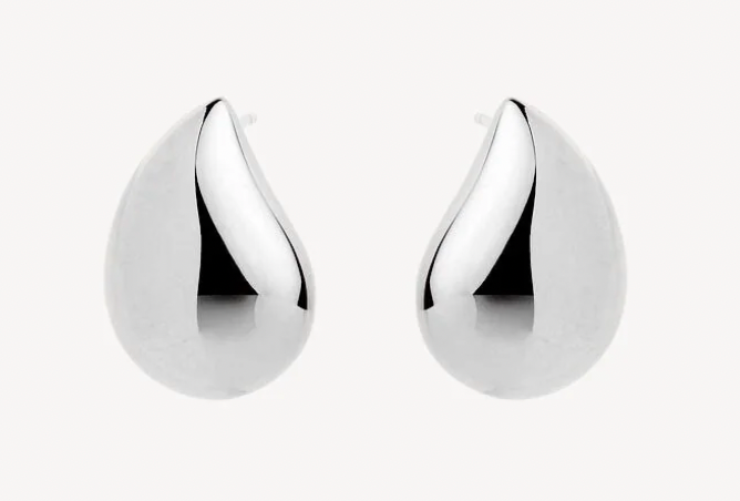SUNSHOWER SMALL STUD EARRINGS (STERLING SILVER)
