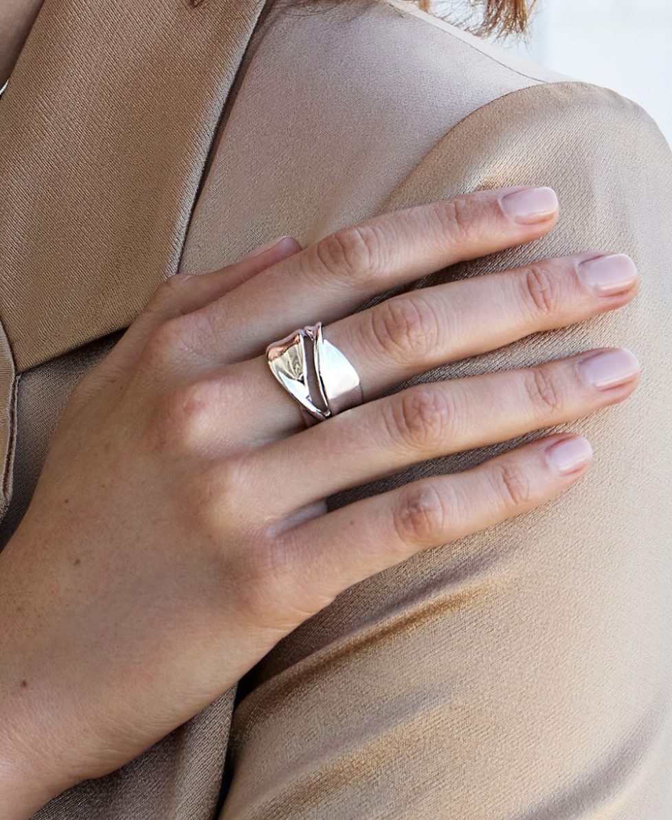 SOMERSAULT RING (STERLING SILVER)