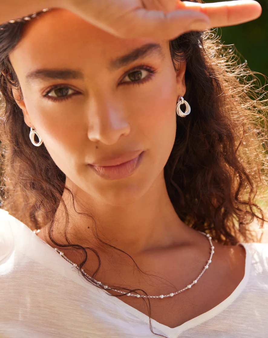 MATTINA NECKLACE 60CM - STERLING SILVER