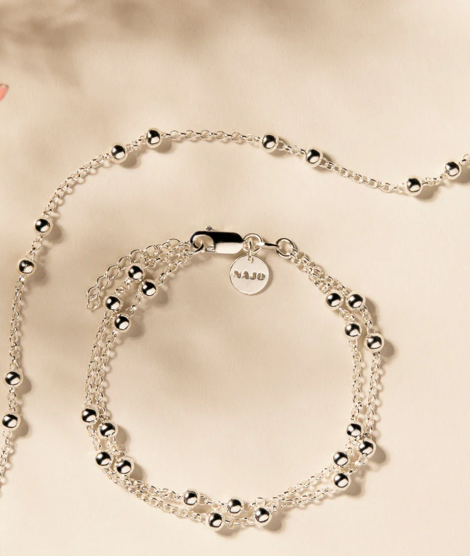 MATTINA NECKLACE 60CM - STERLING SILVER