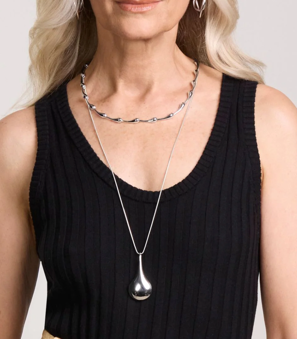 MERURY CHAIN NECKLACE 80CM (STERLING SILVER)