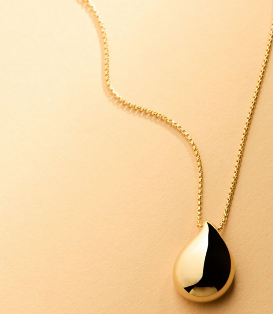 SUNSHOWER SMALL PENDANT (YELLOW GOLD PLATED)