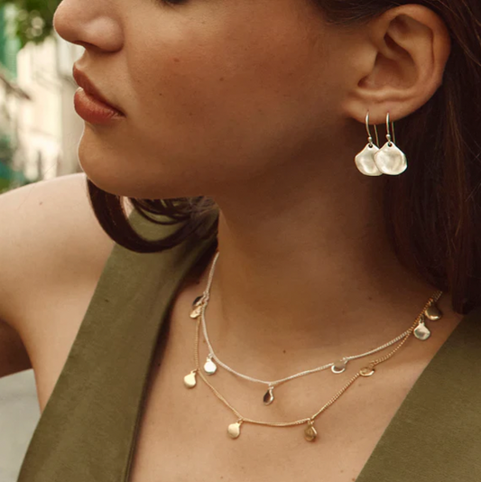 GOLD NOMAD CHARM NECKLACE