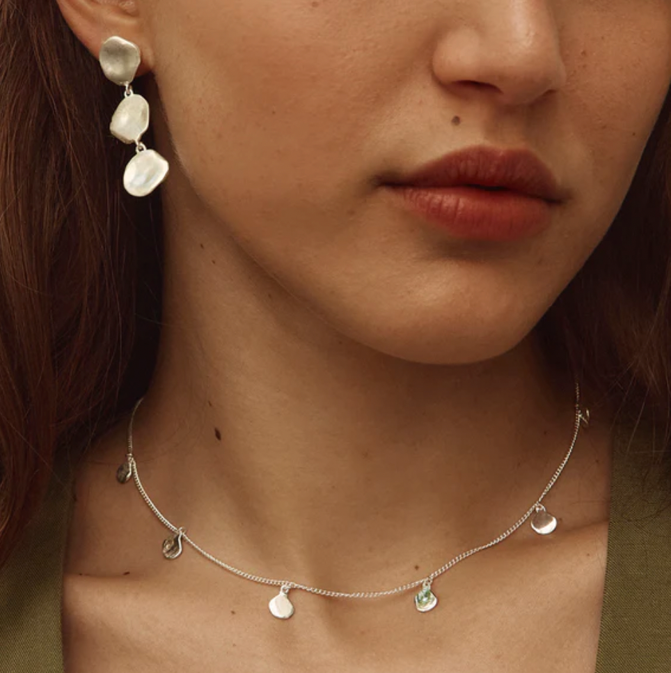 SILVER NOMAD CHARM NECKLACE