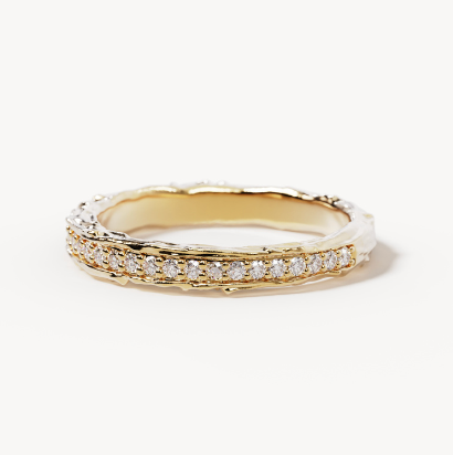 GOLD SUNKISSED HORIZON RING