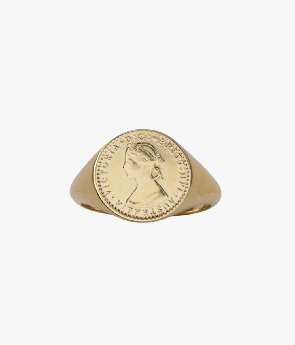 COIN SIGNET RING VON TRESKOW LUXE