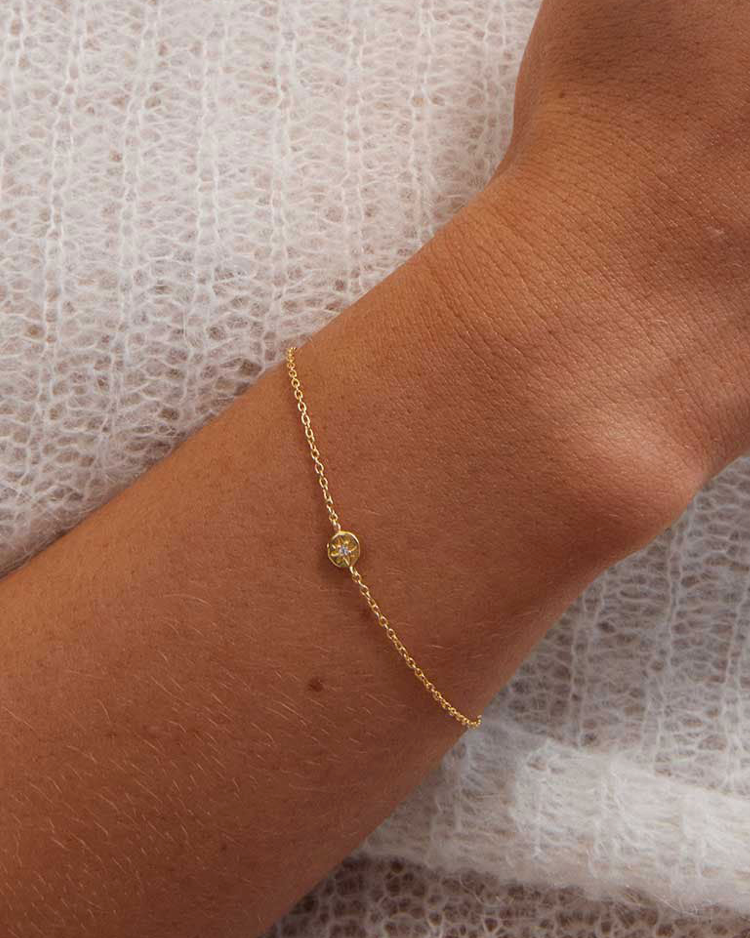GUIDING STAR BRACELET - 18K GOLD VERMEIL