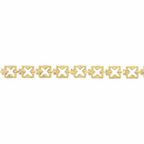 9ct Open Clover Chain Bracelet