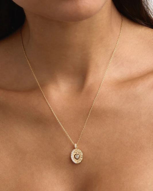 18k Gold Vermeil Love You to the Moon and Back Necklace