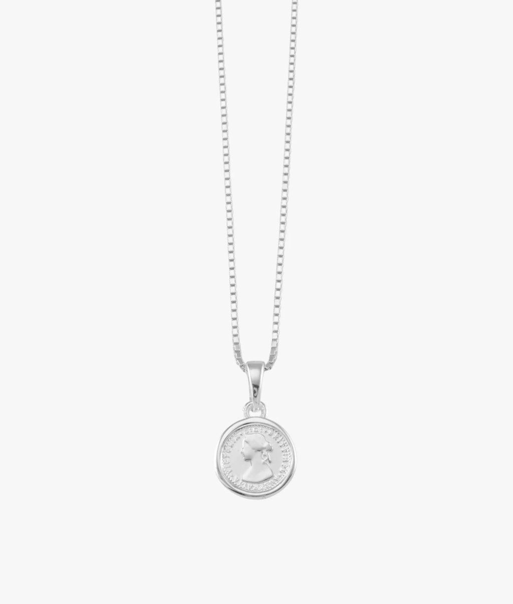 MICRO COIN BOX CHAIN NECKLACE