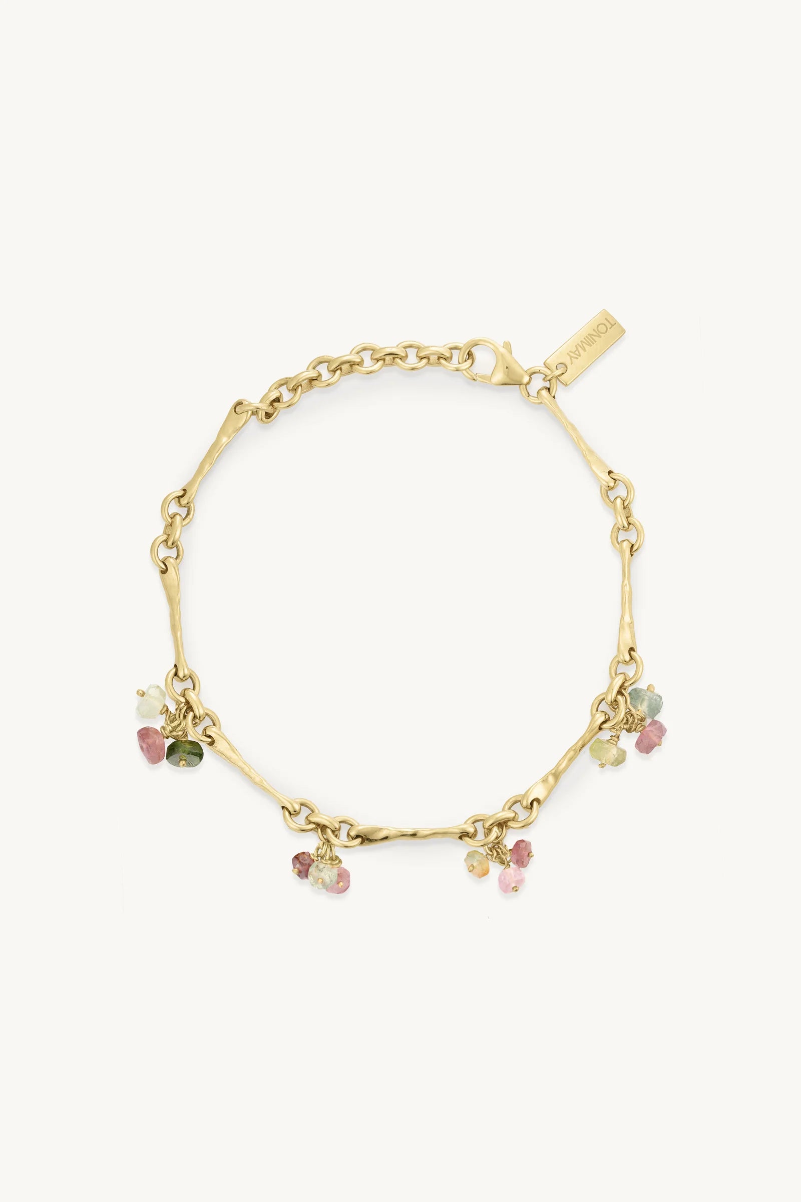 Trinket Tourmaline Gold Bracelet