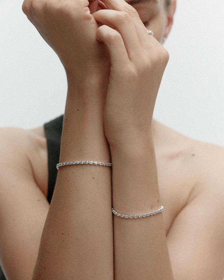 VALE TENNIS BRACELET - STERLING SILVER