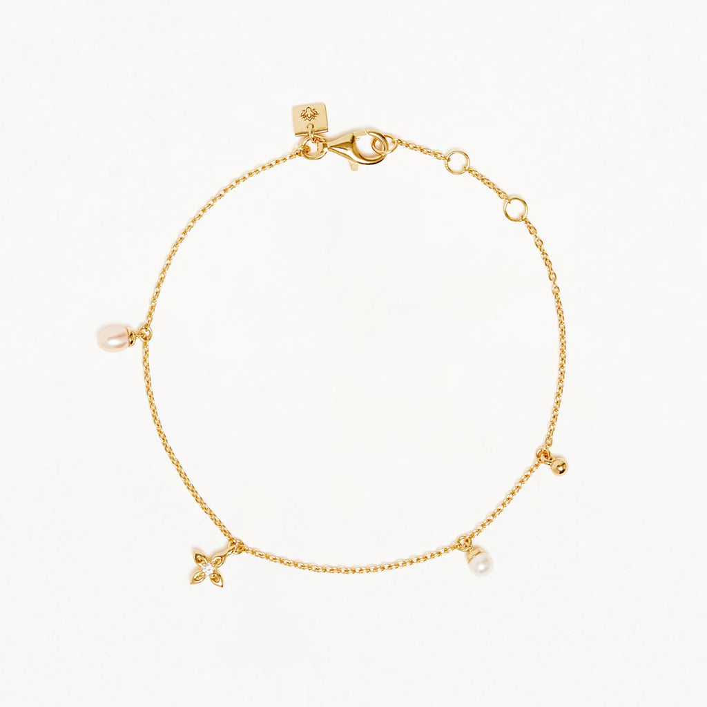 LIVE IN PEACE BRACELET GOLD