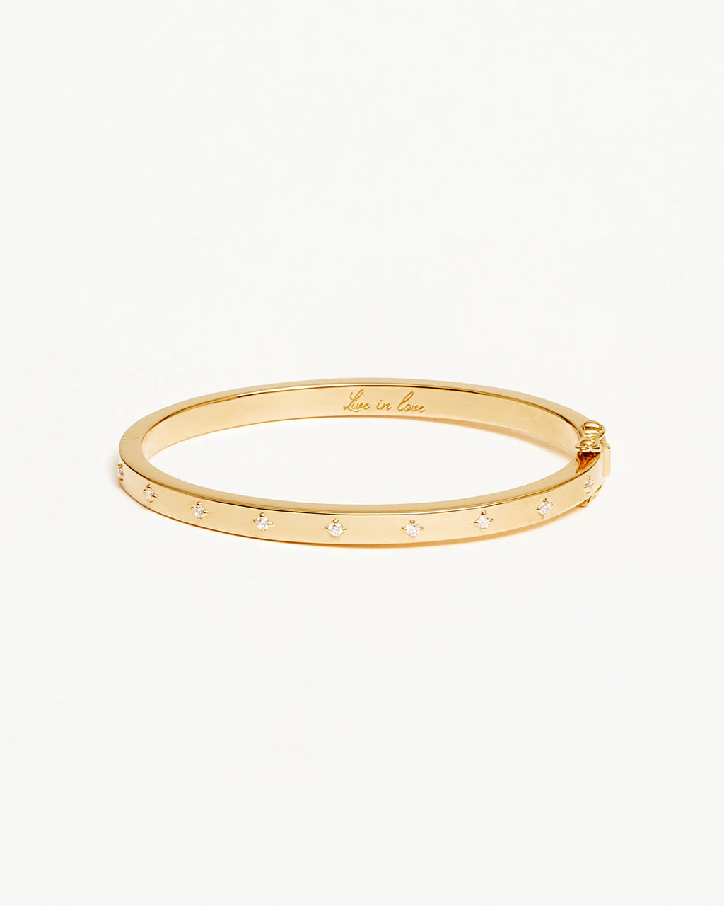18k Gold Vermeil Live in Love Bangle