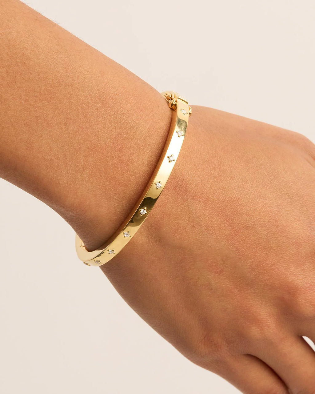 18k Gold Vermeil Live in Love Bangle