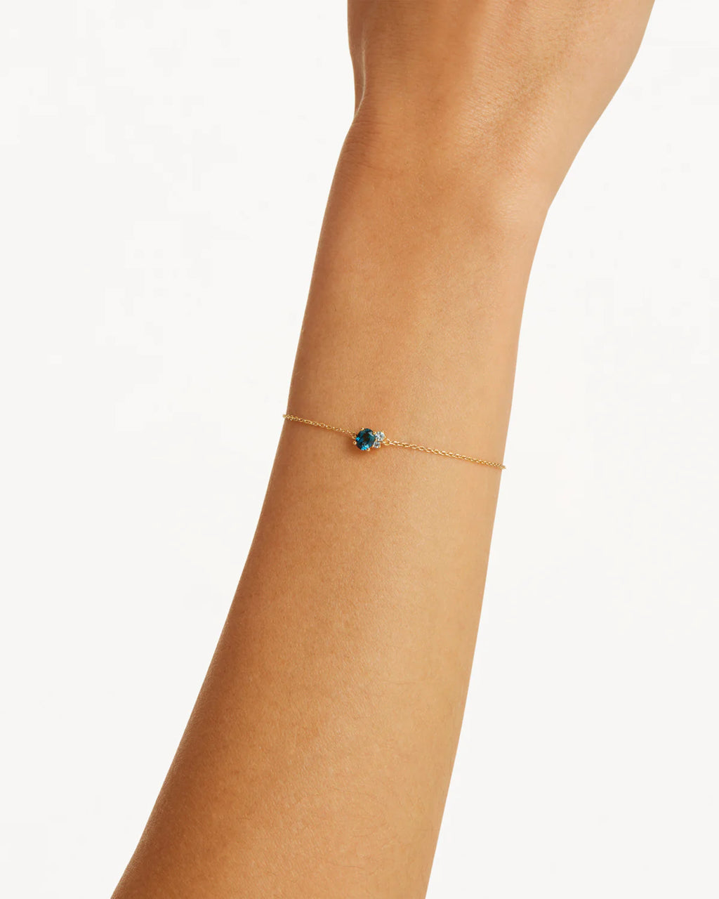 18k Gold Vermeil Kindred Birthstone Bracelet - December