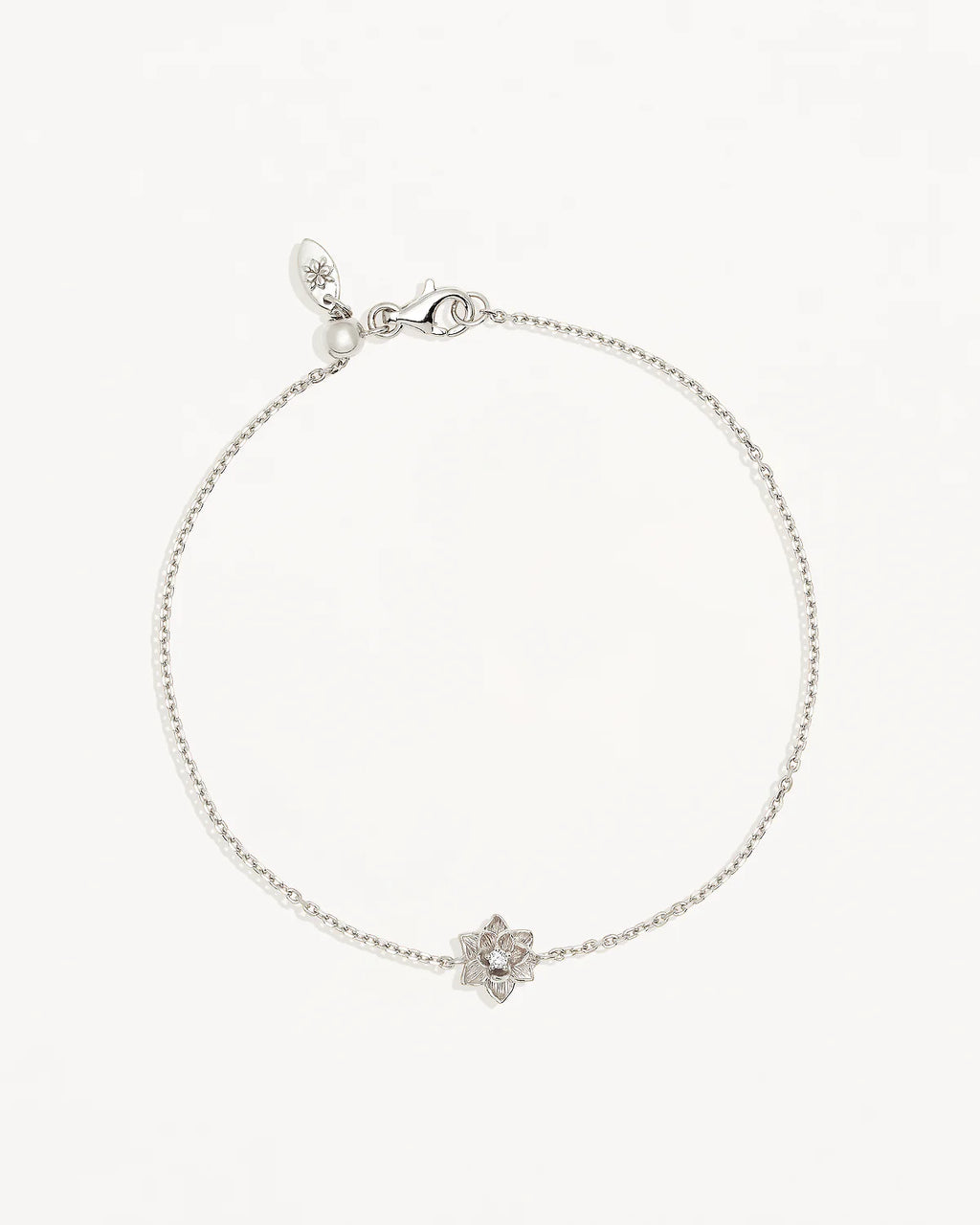 BLOOM WITHIN LOTUS BRACELET STERLING SILVER