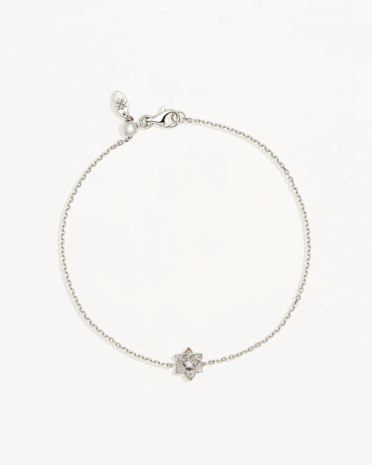 BLOOM WITHIN LOTUS BRACELET STERLING SILVER