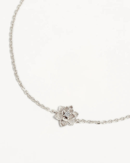 BLOOM WITHIN LOTUS BRACELET STERLING SILVER
