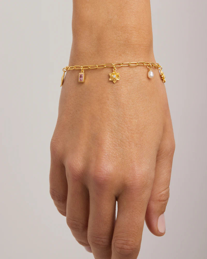 BLOOM WITH GRACE BRACELET 18K GOLD VERMEIL