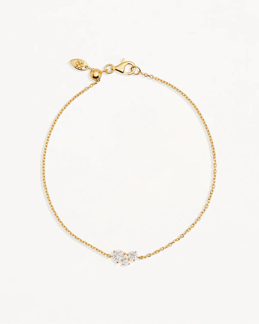 18K GOLD VERMEIL WHISPERS OF LOVE BRACELET