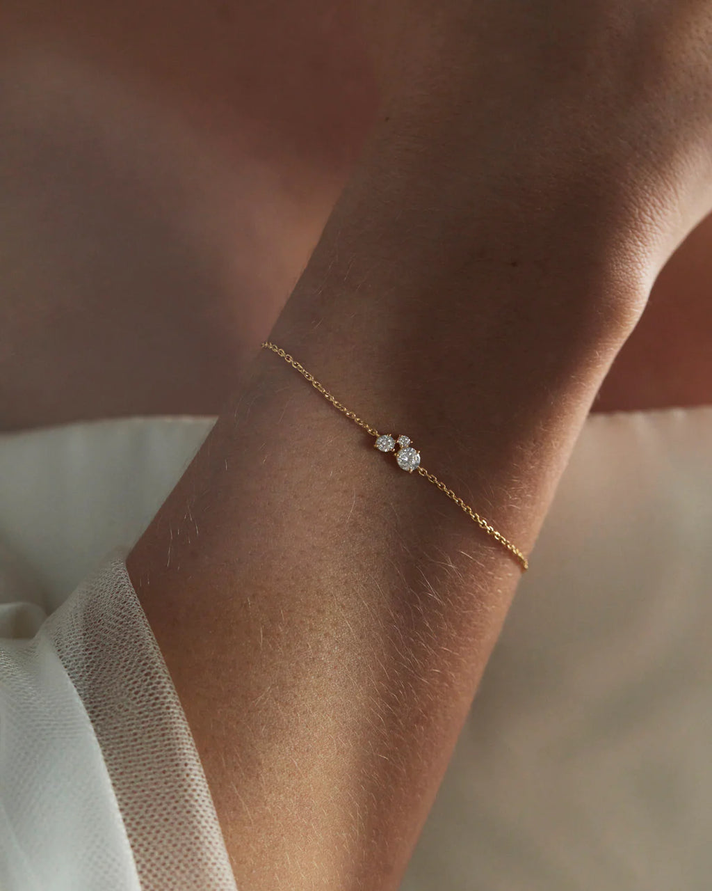 18K GOLD VERMEIL WHISPERS OF LOVE BRACELET