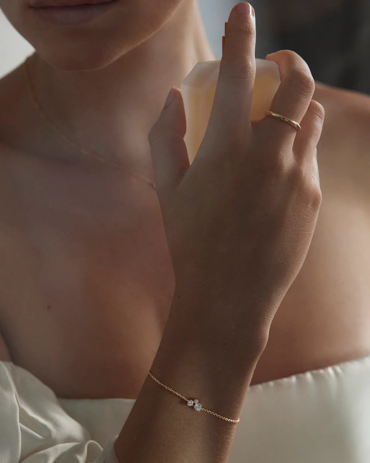 18K GOLD VERMEIL WHISPERS OF LOVE BRACELET