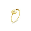 NORTH STAR GOLD DISC RING