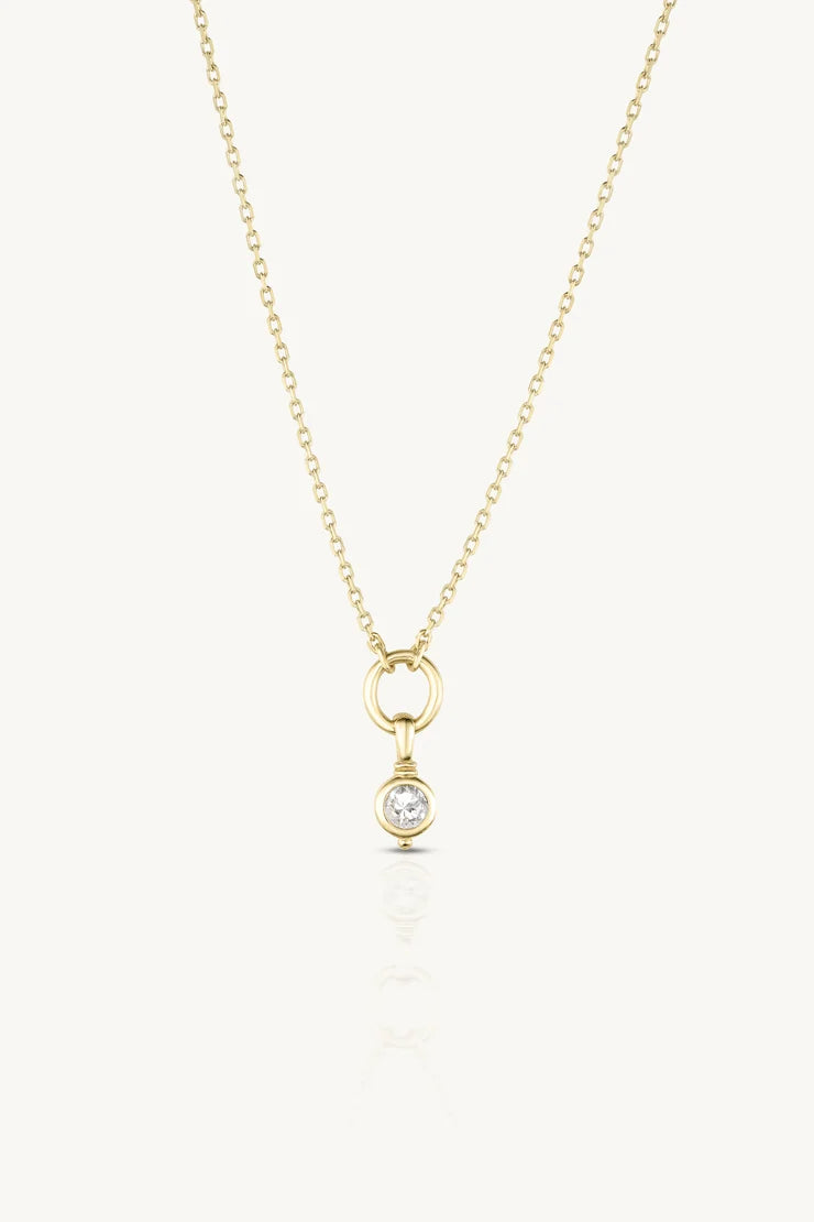 Drop Gold Necklace