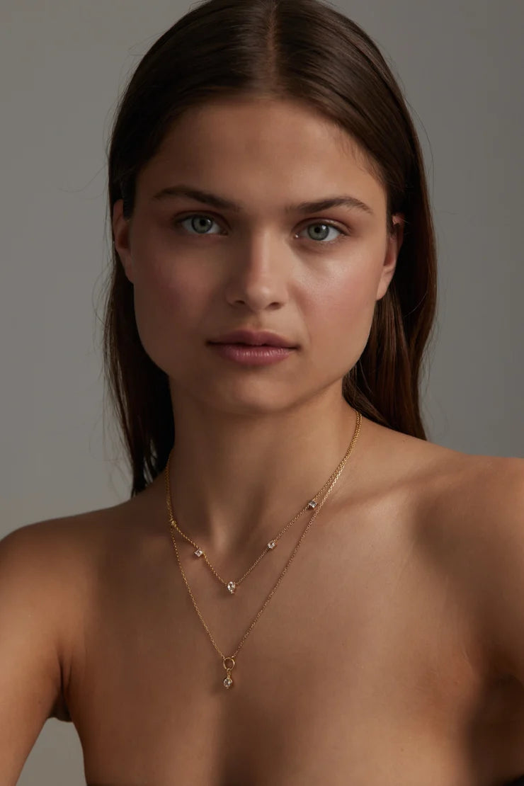 Drop Gold Necklace
