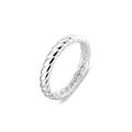 FLAT BRAID SILVER RING