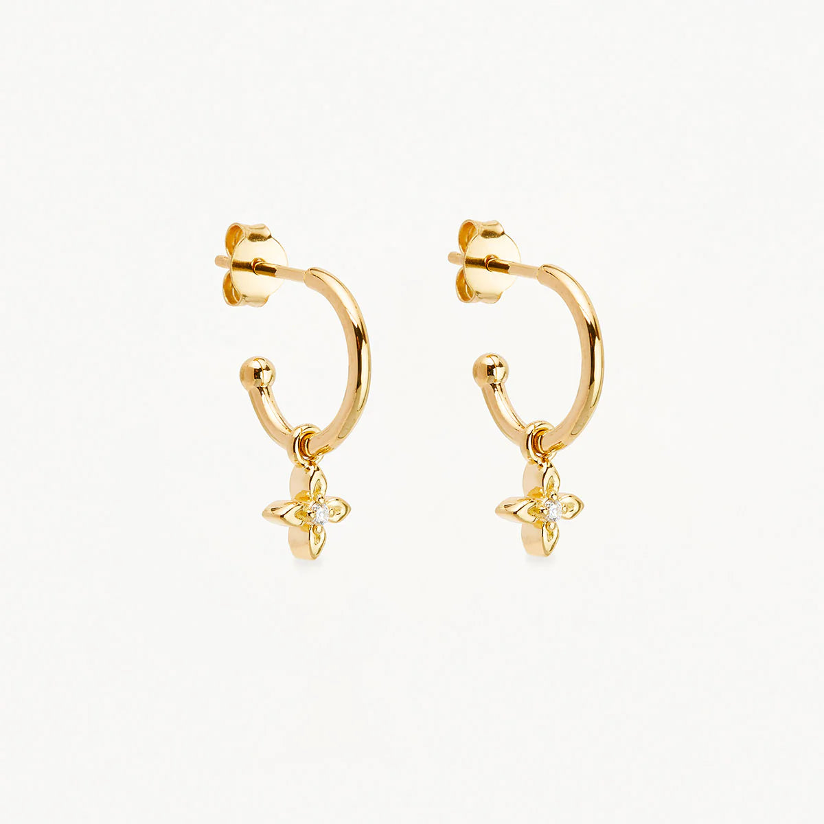 LIVE IN LIGHT HOOPS - GOLD