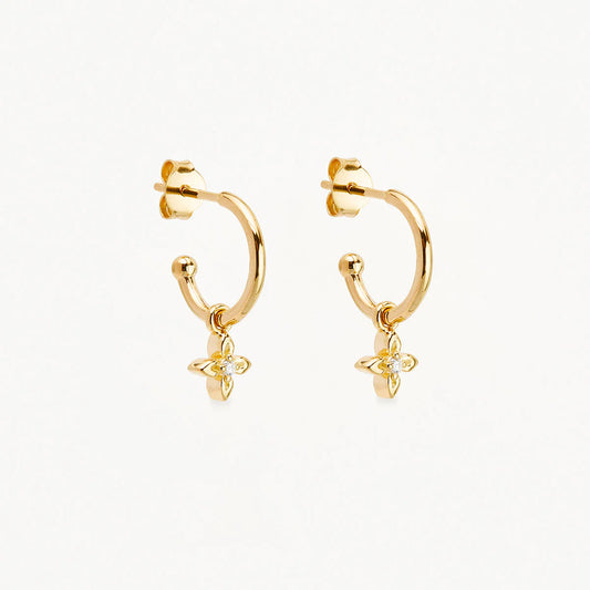 LIVE IN LIGHT HOOPS - GOLD