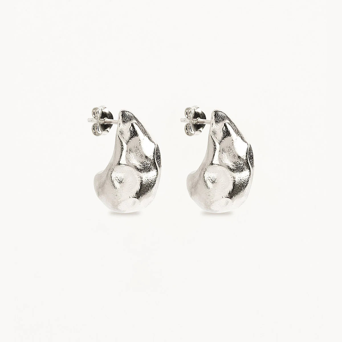 WILD HEART LARGE EARRINGS - SILVER