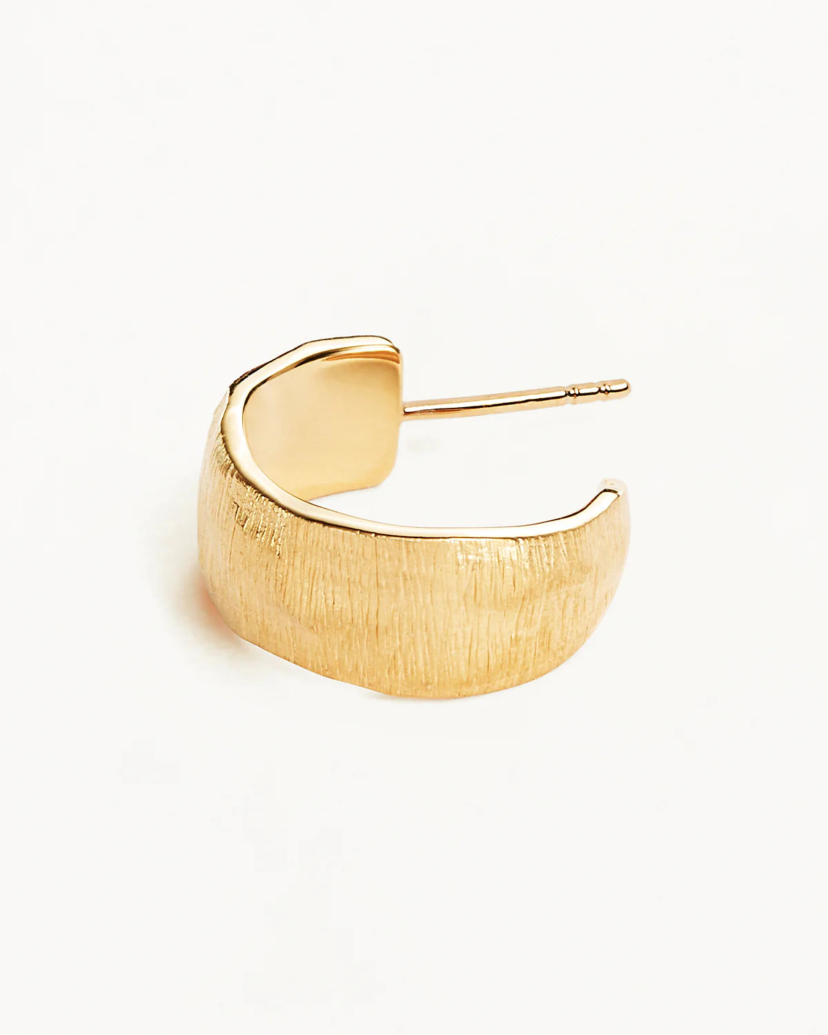 18K GOLD VERMEIL WOVEN LIGHT HOOPS