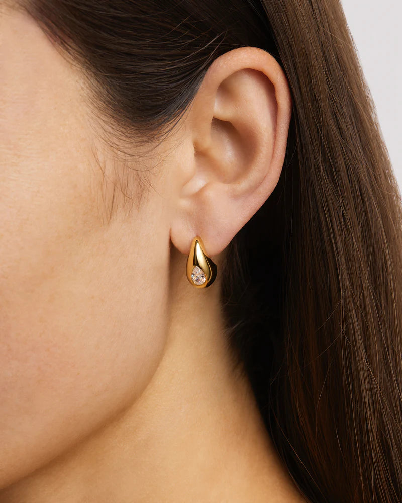 18k Gold Vermeil Dewdrop Small Earrings