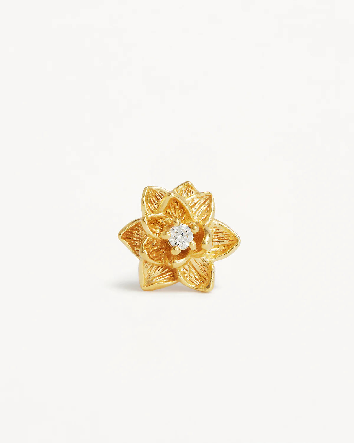 18k Gold Vermeil Bloom Within Lotus Stud Earrings