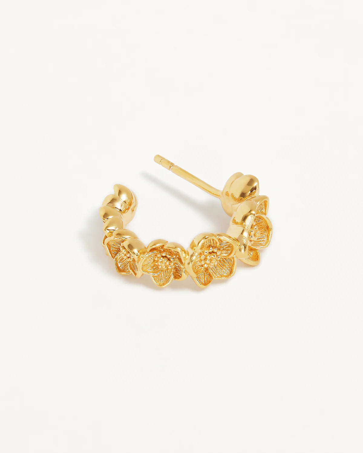 18k Gold Vermeil Bloom With Grace Hoops