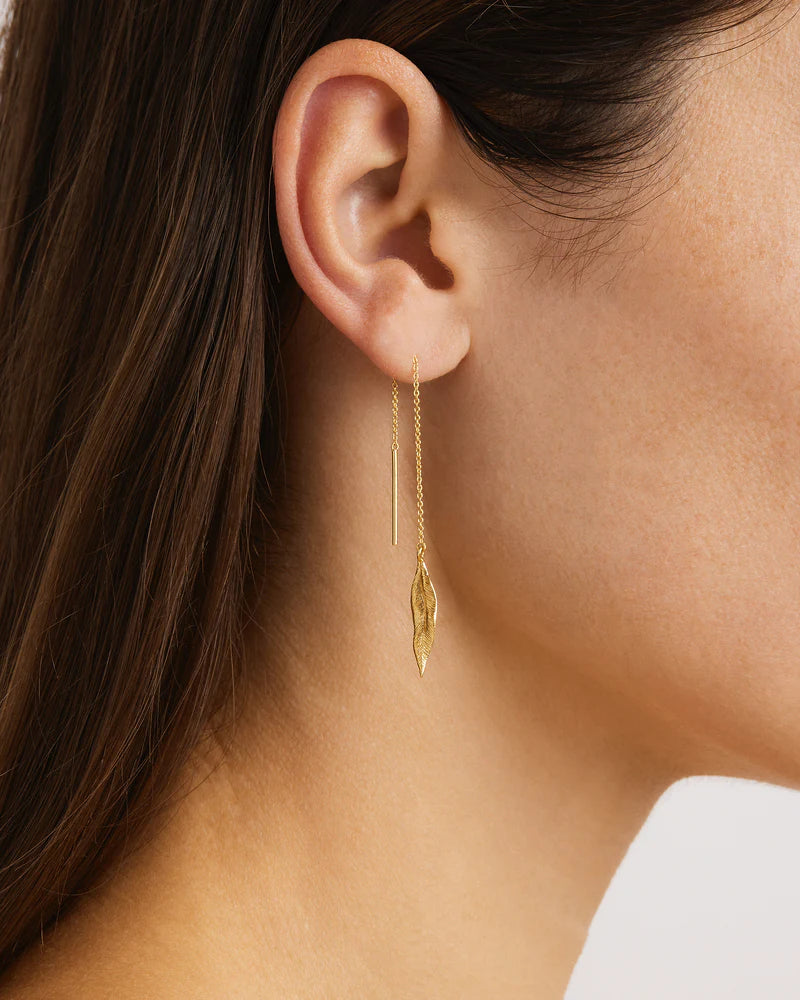 18k Gold Vermeil Awaken Thread Earrings