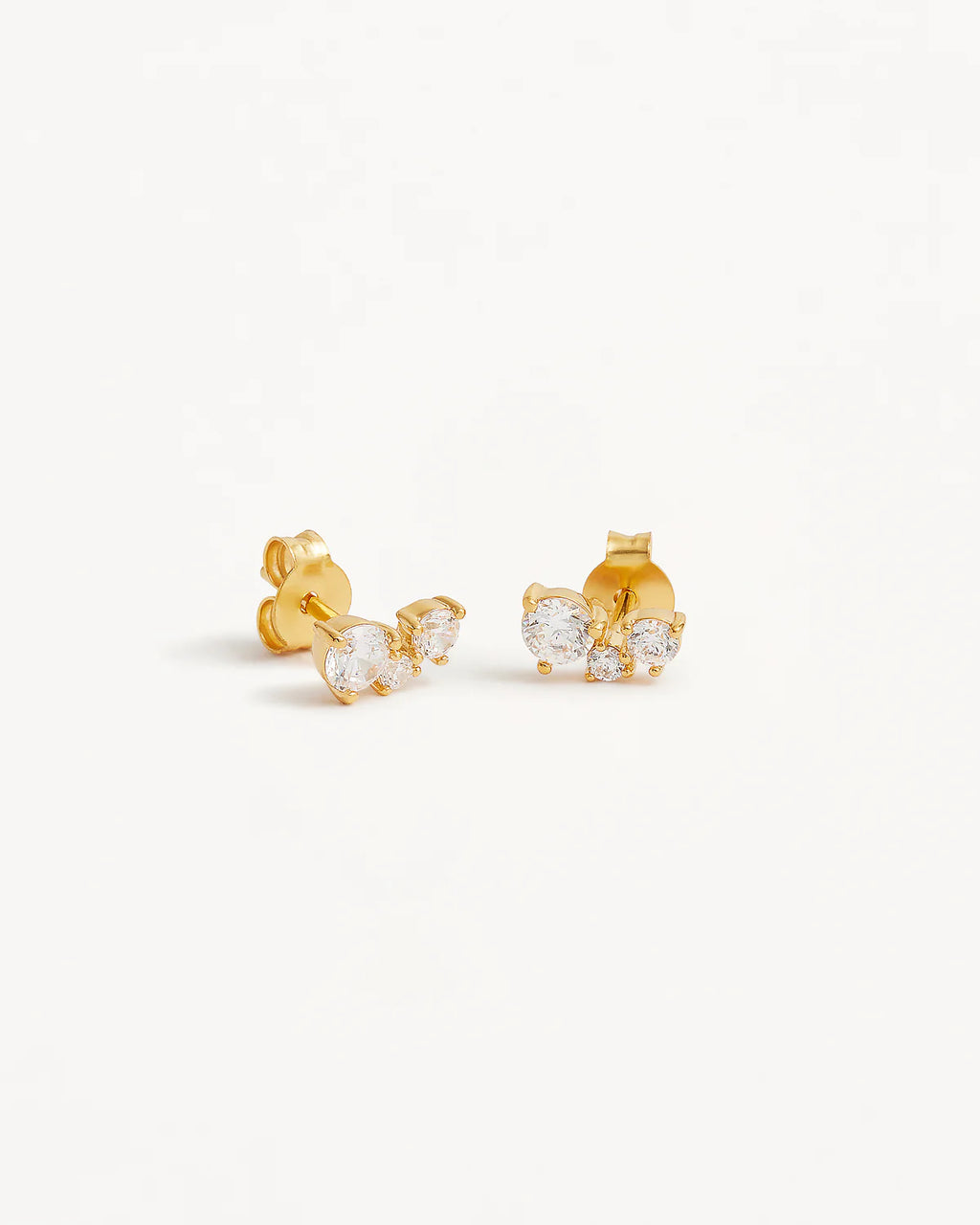18K GOLD VERMEIL WHISPERS OF LOVE STUD EARRINGS