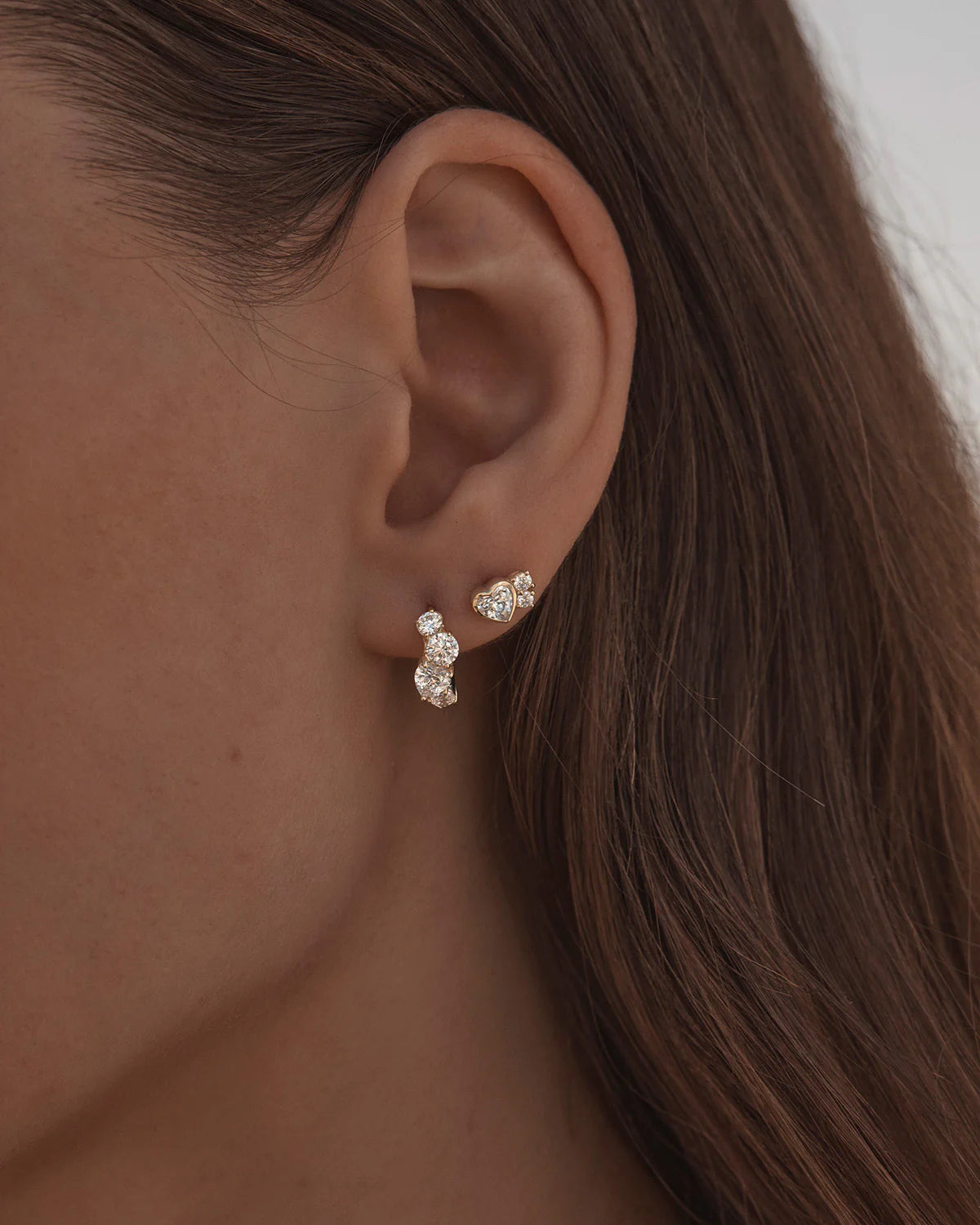 EARRINGS DREAM LOVER HUGGIES 18K GOLD VERMEIL