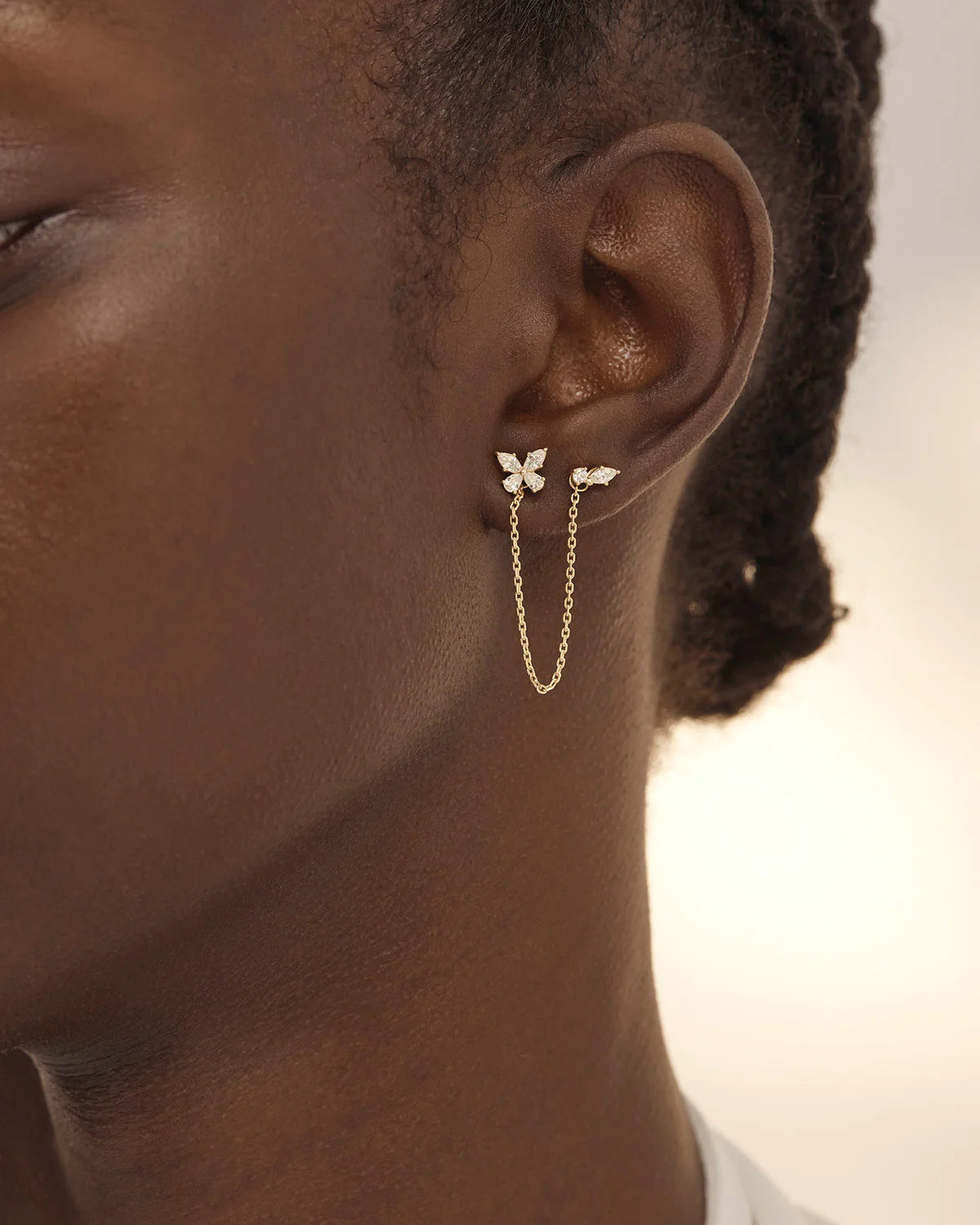 EARRINGS DANCING IN THE WIND GOLD VERMEIL
