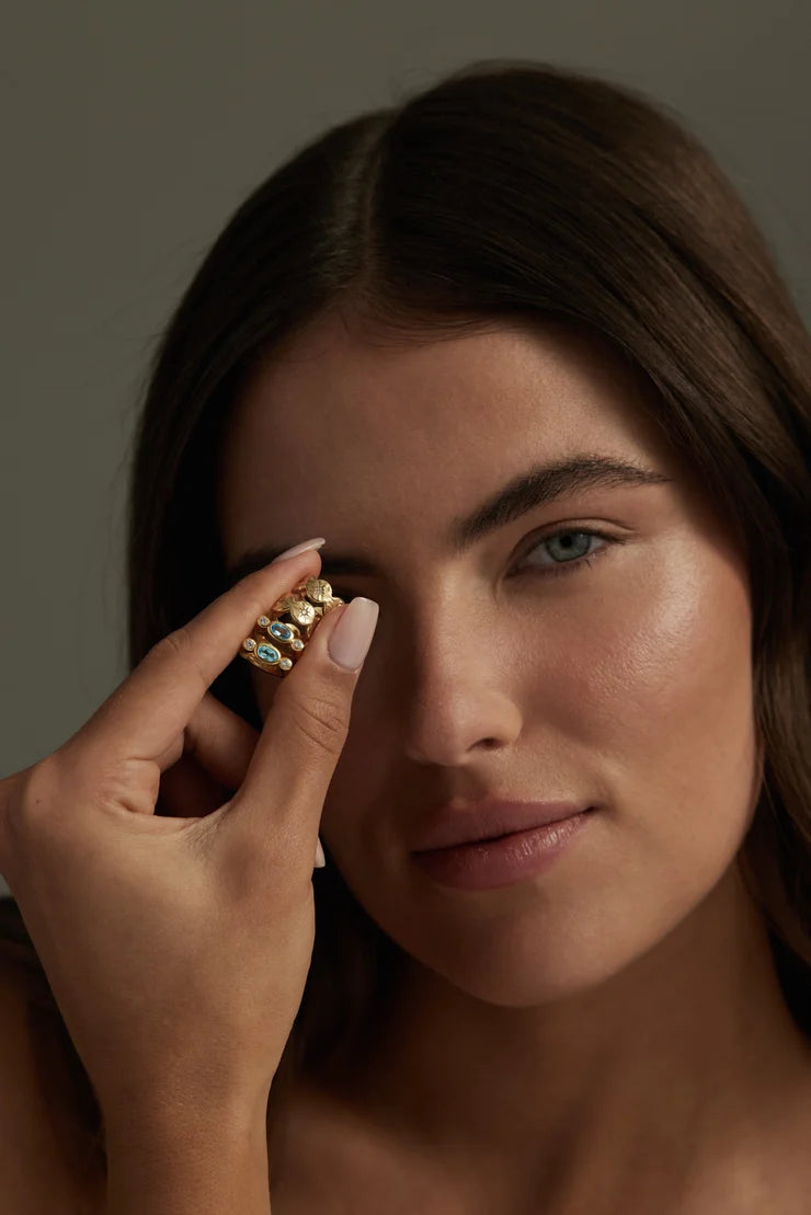 Etoile Gold Earrings