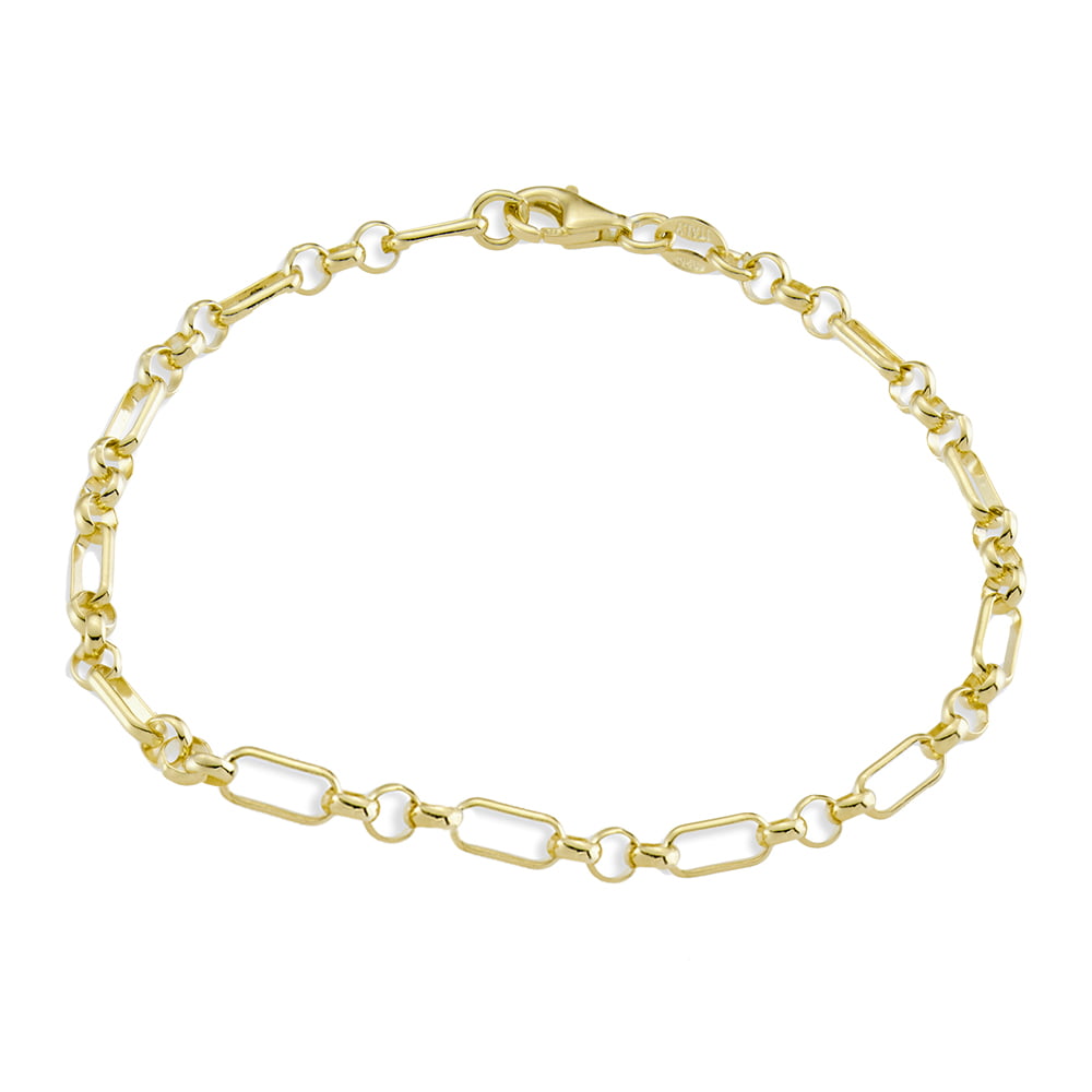 GOLD MIXED LINK BRACELET
