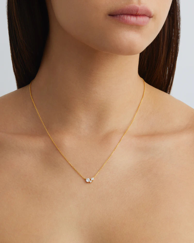 18K GOLD VERMEIL WHISPERS OF LOVE NECKLACE